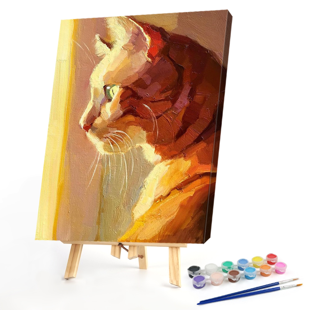 

40*50CM - Paint By Numbers - Cat, 501 Original