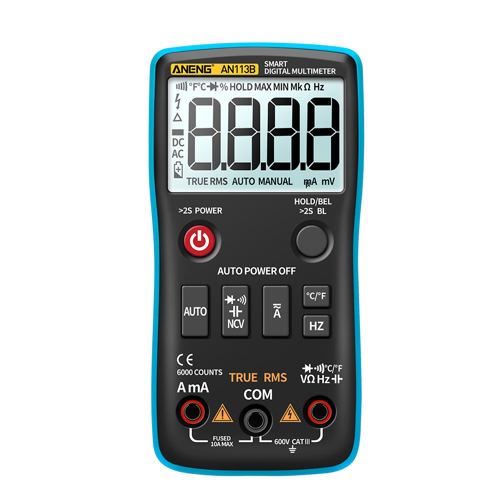 

ANENG AN113B 6000 Counts - Digital Multimeter, 501 Original