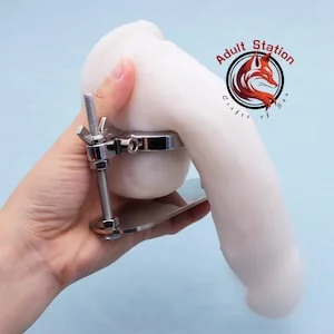 pornhint Pornhint Chastity Cage Ball Crusher, Male Chastity Cock Cage, Ball Stretcher Chastity Belt, Penis Cage Scrotum Stretcher, Cock Jewelry BDSM toys