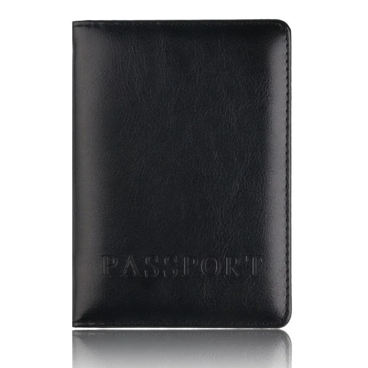 Casual PU Leather Passport Covers Travel Accessories ID Bank Credit Card Bag Men Women Passport Fashion leather Passport Holder
