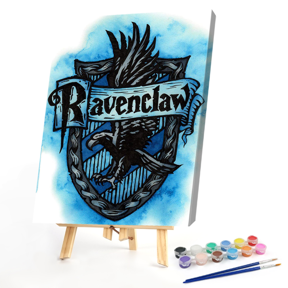 

40*50CM - Paint By Numbers - Magic School Badge, 501 Original