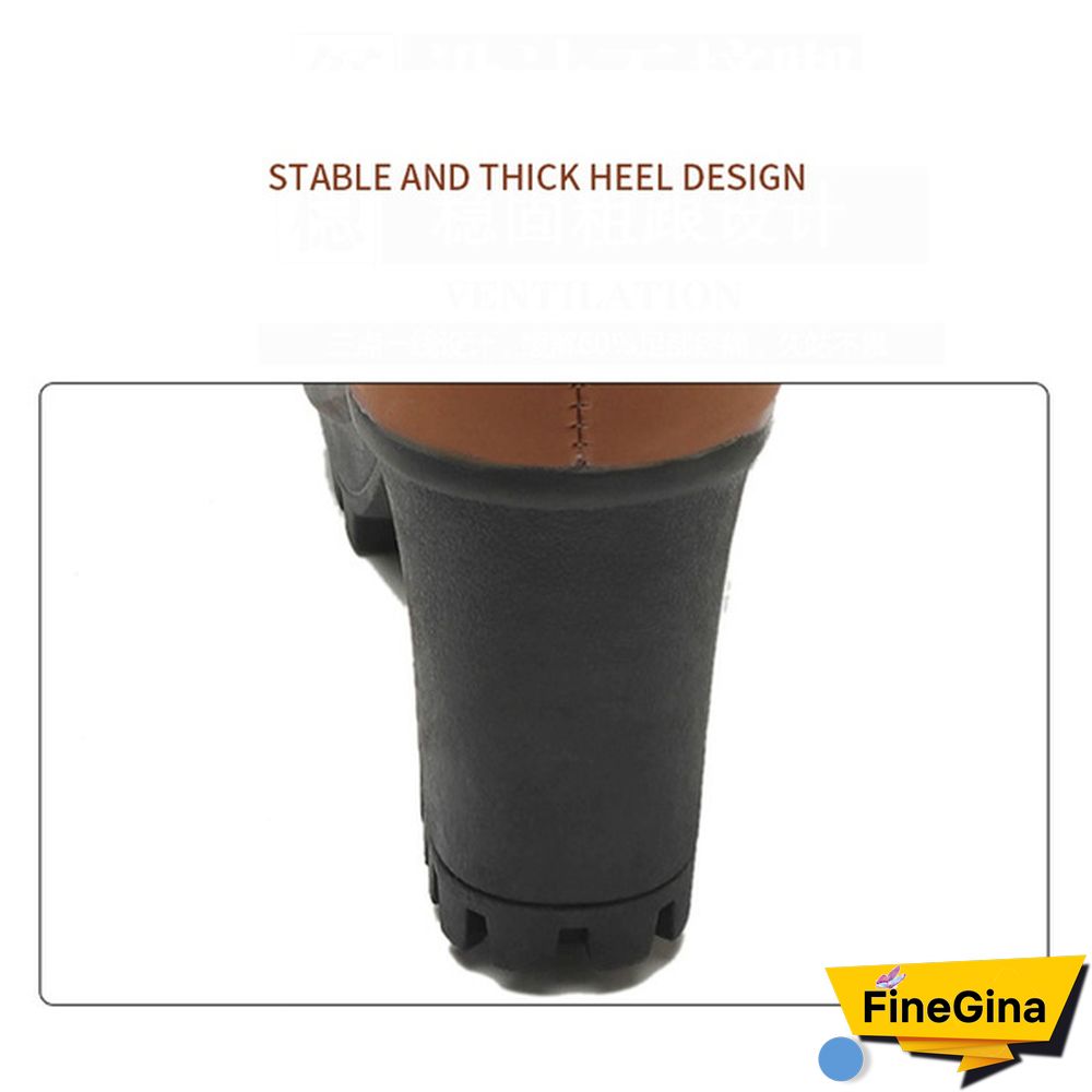 Fashion Women's Platform Boots Autumn and Winter Warm Snow Boots Women's Casual High-heeled Ankle Boots