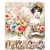 (Multi-Style)Flowers Lady-Full Round Diamond Painting 40*40/40*50CM