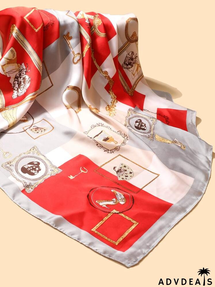 Geometric Print Bandana