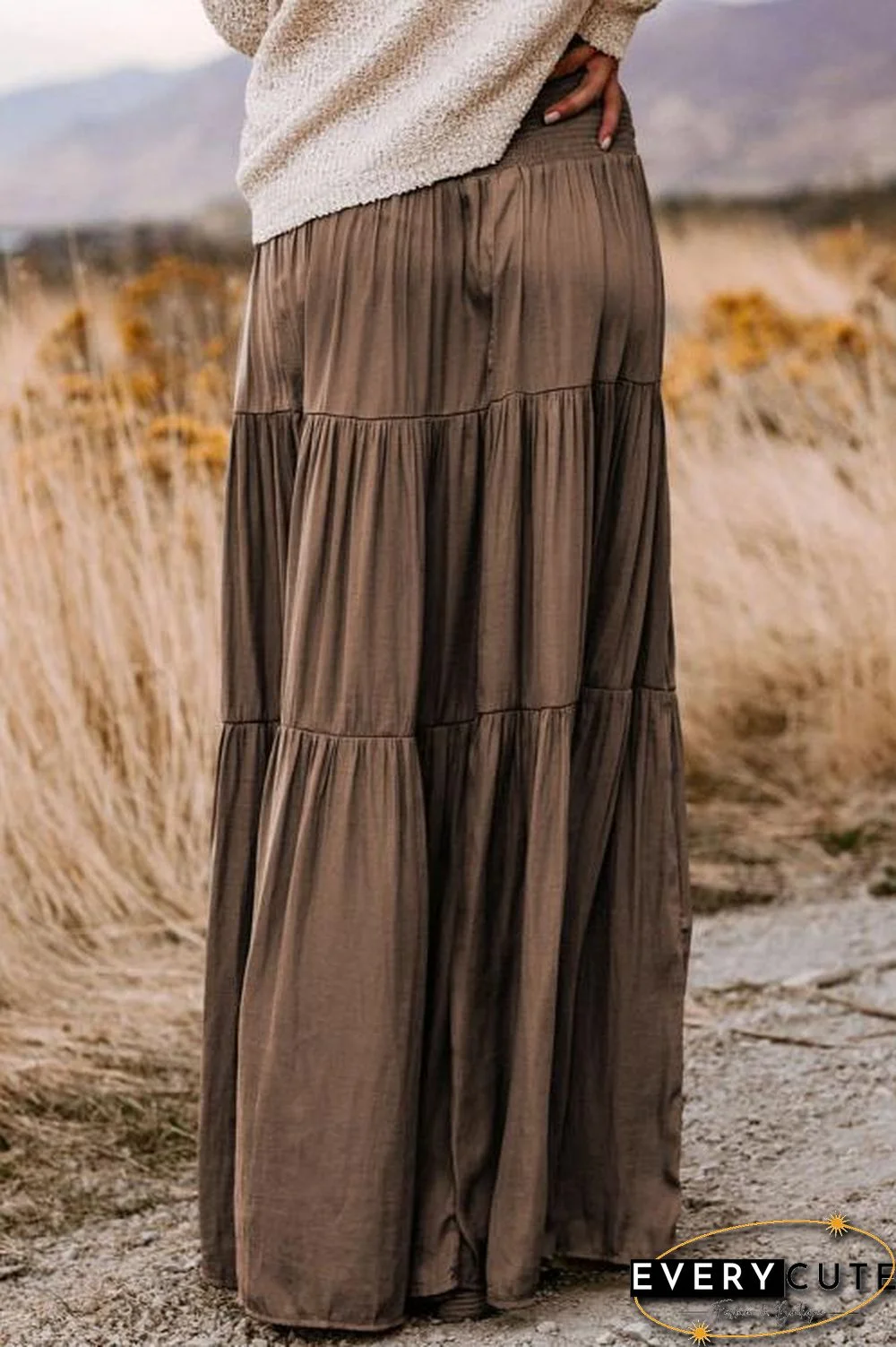 Hocus Pocus Smocked Tiered Maxi Skirt