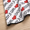Baby Kid Girl Valentine's Day Love Letter Print 3 Pcs Sets