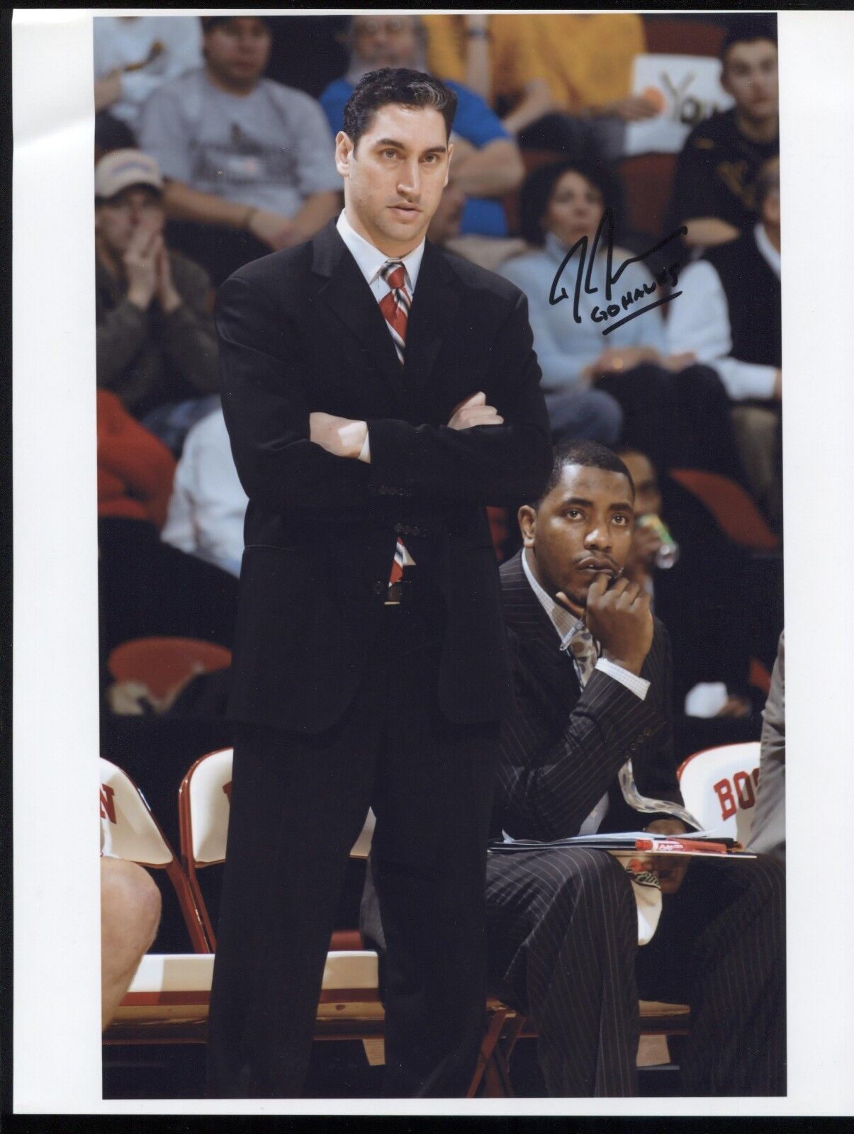 Dan Leibovitz Signed 8x10 Photo Poster painting College NCAA Basketball Coach Autographed