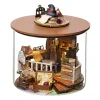 Zhiquwu Diy Cabin Dream Bottle Hand-Assembled 3D Three-Dimensional Architectural Model Table Ornaments