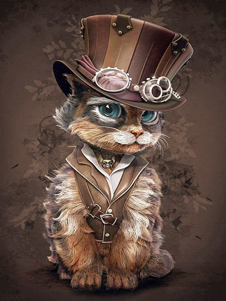 Diamond Painting - Full Round/Square Drill - Cat(30*40 - 50*60cm)