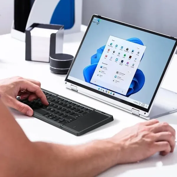 Foldable Bluetooth Keyboard with Touchpad - tree - Codlins