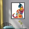 Flower Cat -11CT Stamped Cross Stitch 40*50cm/15.75*19.69in tapestrymarket
