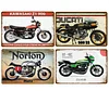 4pcs - Hot Motorcycle Mix - Vintage Metal Signs(8*12Inch) - Vehicle
