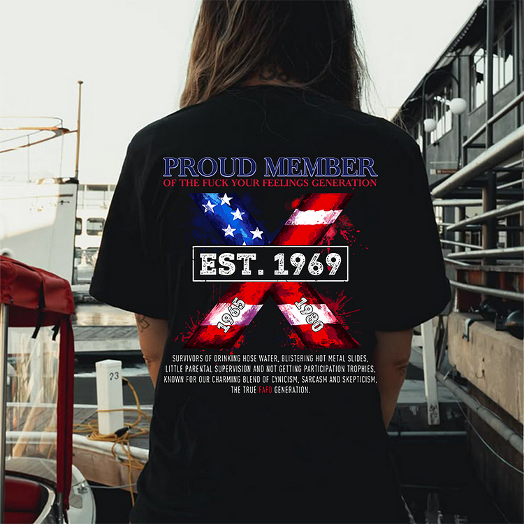 Double-Sided Generation X Custom Year T-shirt/Sweatshirt