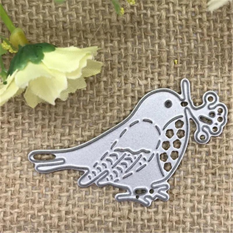 1 pcs Birds Metal Cutting Dies Stencil DIY Scrapbooking Photo Album Decor Embossing Cards Making DIY Crafts