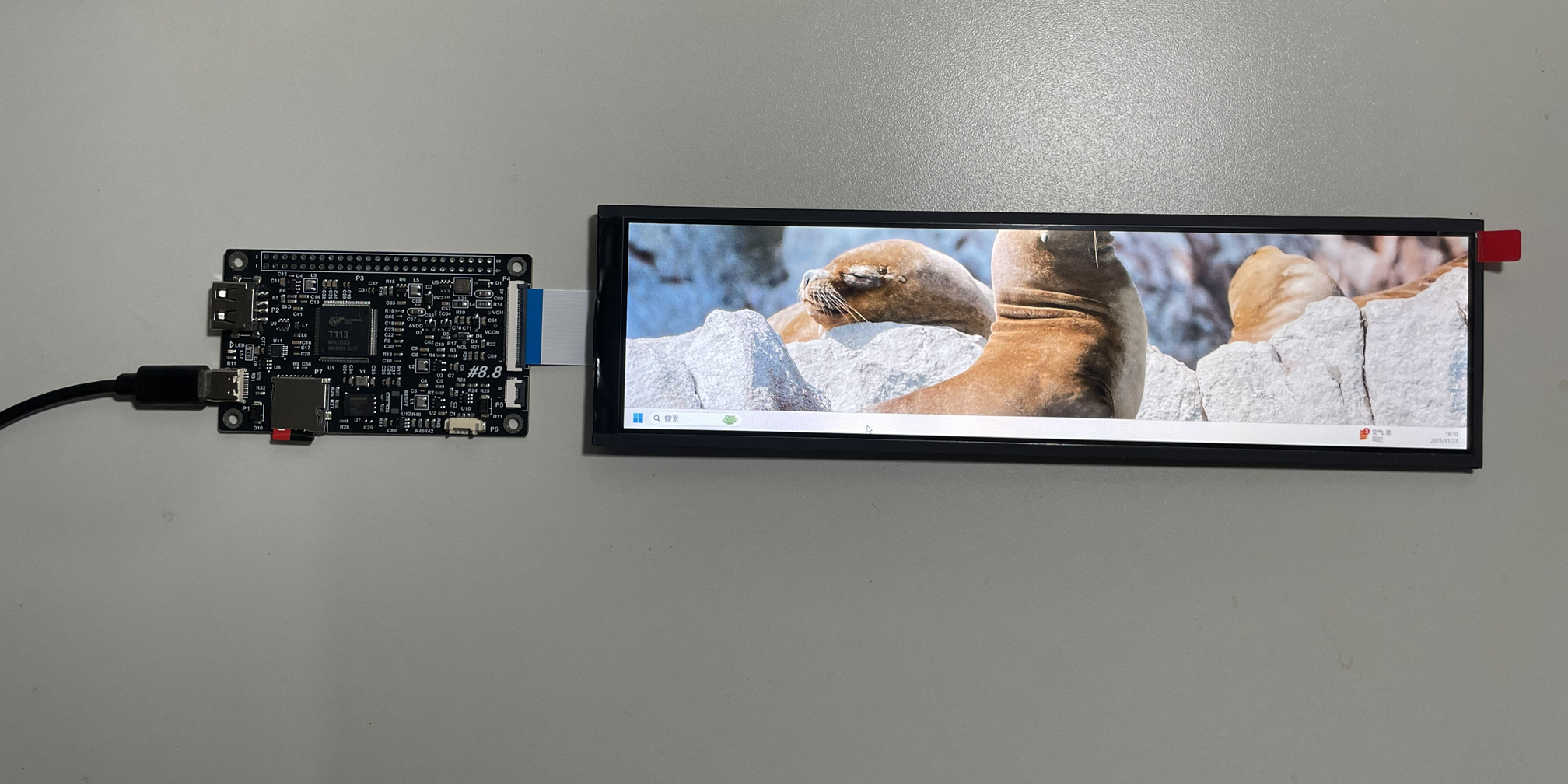 8.8" HSD088IPW1 Versatile Media Display Kit