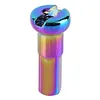 10Pcs Bike Spoke Nipples 14G Colorful Spokes Nipples for Mountain Road Bicycles