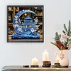 Crystal Crescent Castle - Partial Special Shaped Diamond Painting 30*30cm