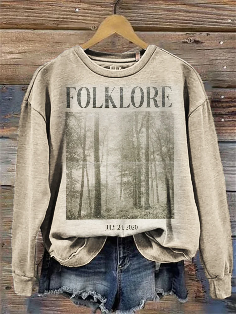 TS Folklore Inspired Vintage Sweatshirt