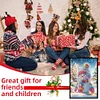 (US Local)Snowman A5 Size Diamond Painting Notebook Set with 4Pcs Bookmark Holiday Gift