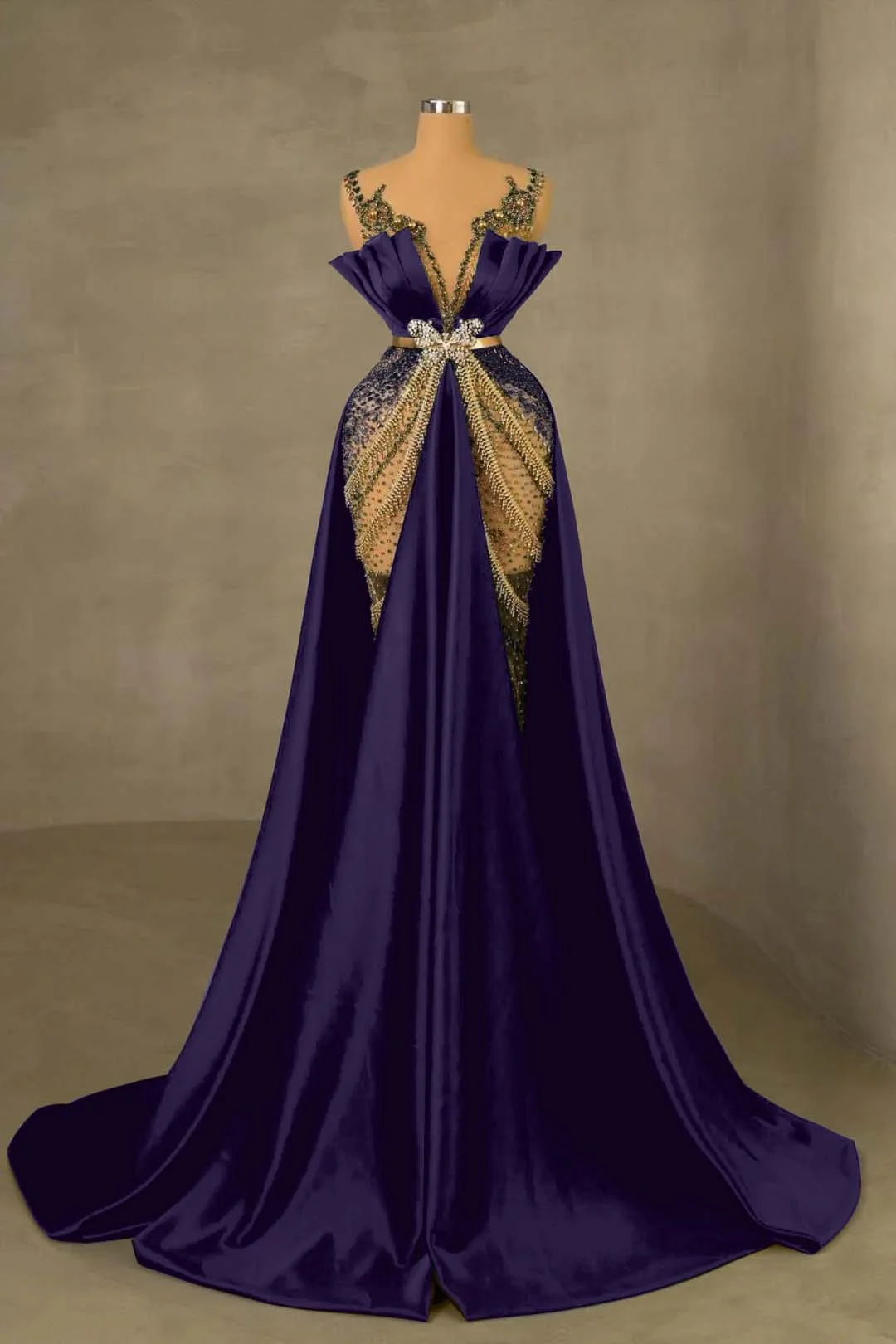 Emerald Green Mermaid Prom Dress,Sexy Evening Dress Y1829