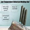Low Temperature Universal Welding Rod, 12 Count Easily melt with just a lighter Low Temperature Welding Rod Solder - Fusible solder for Aluminum, Stainless Steel, Iron - Beginner and Pro Friendly Welding Rod