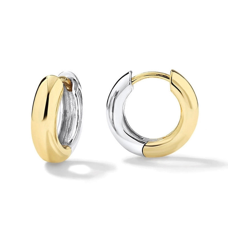 1 Pair 925 Sterling Silver 925 Sterling Silver Earrings Geometric Earrings