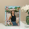 Floral Special Shape Diamond Painting Photo Frame Kits Home Decor Gift (Owl)