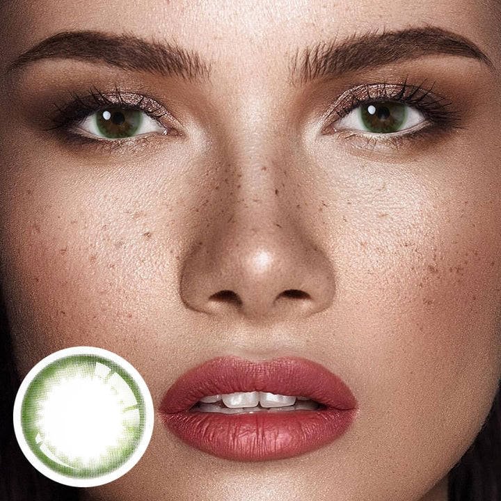 【NEW】Mochi Green Colored Contact Lenses Yearly