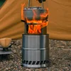 Portable picnic folding wood stove camping outdoor stove wood stove