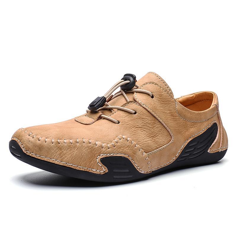 Dacomfy Men Outdoor Casual Leather Shoes 