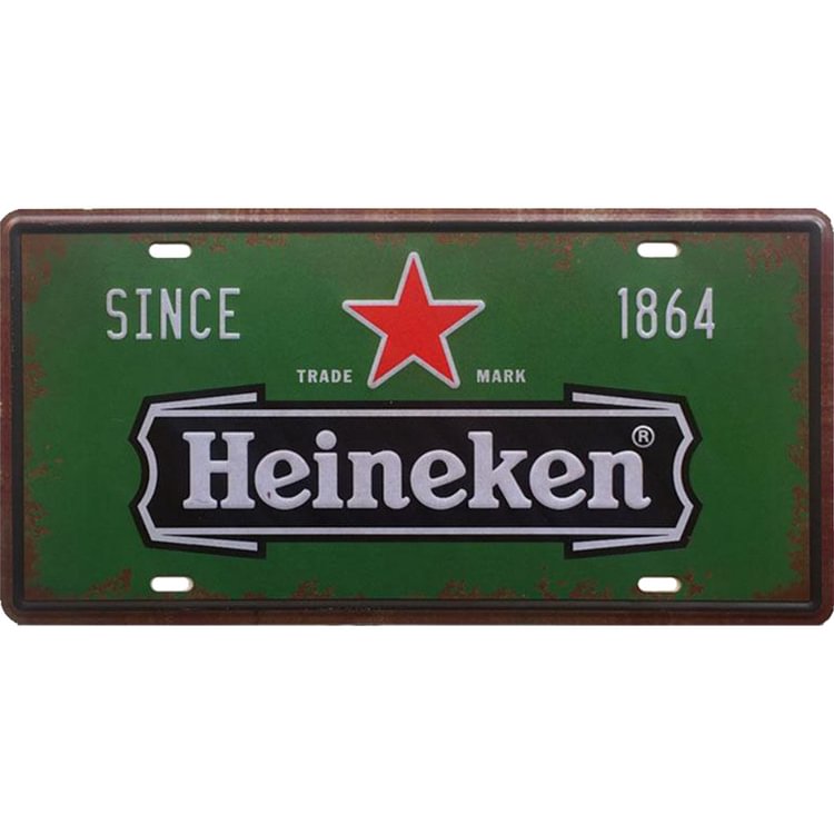30*15cm - Beer Brand - Car License Tin Signs/Wooden Signs