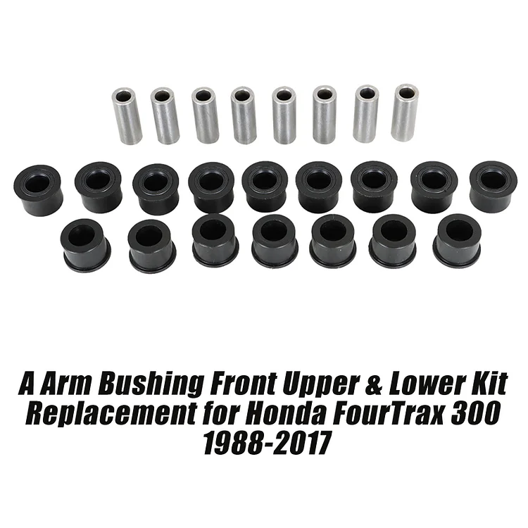 Silscvtt Front Upper and Lower Left Right A Arm Bushing Replacement for Honda FourTrax 300 1988-2017