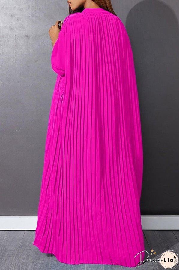 Trendy Pleated Smock Maxi Dress