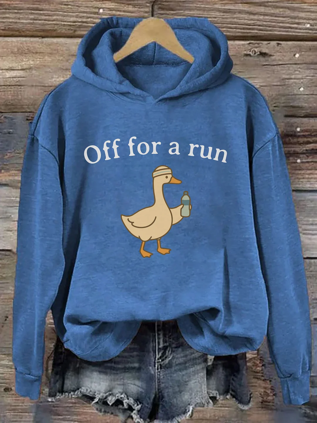 Off For A Run Goose Hoodie