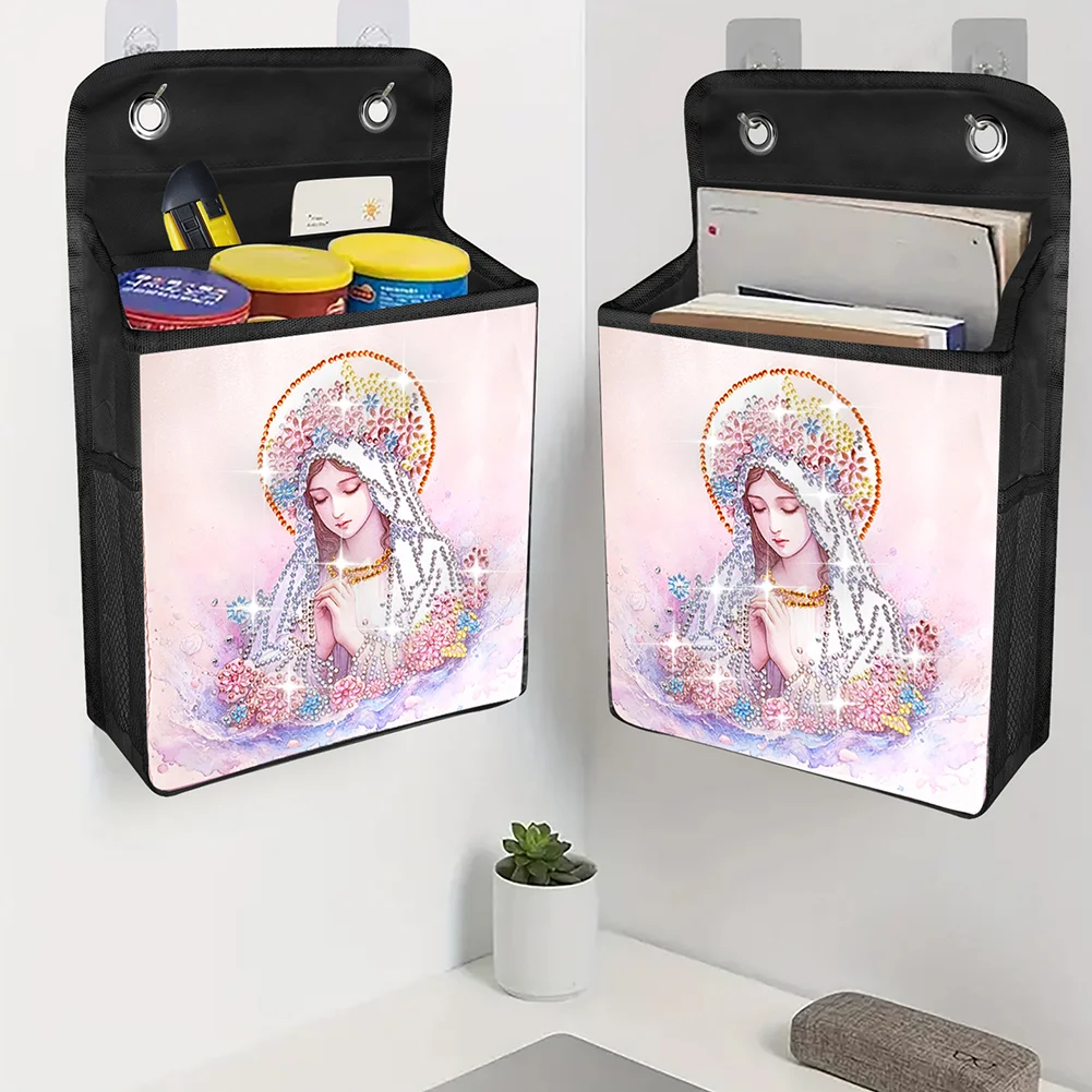 DIY Holy Mother Diamond Painting Storage Bag Diamond Art Sundries Holder Bag