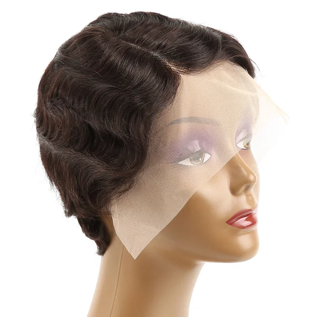 Jewtribute Hair®|Short Curly Bob Brazilian Wave Lace Wig 