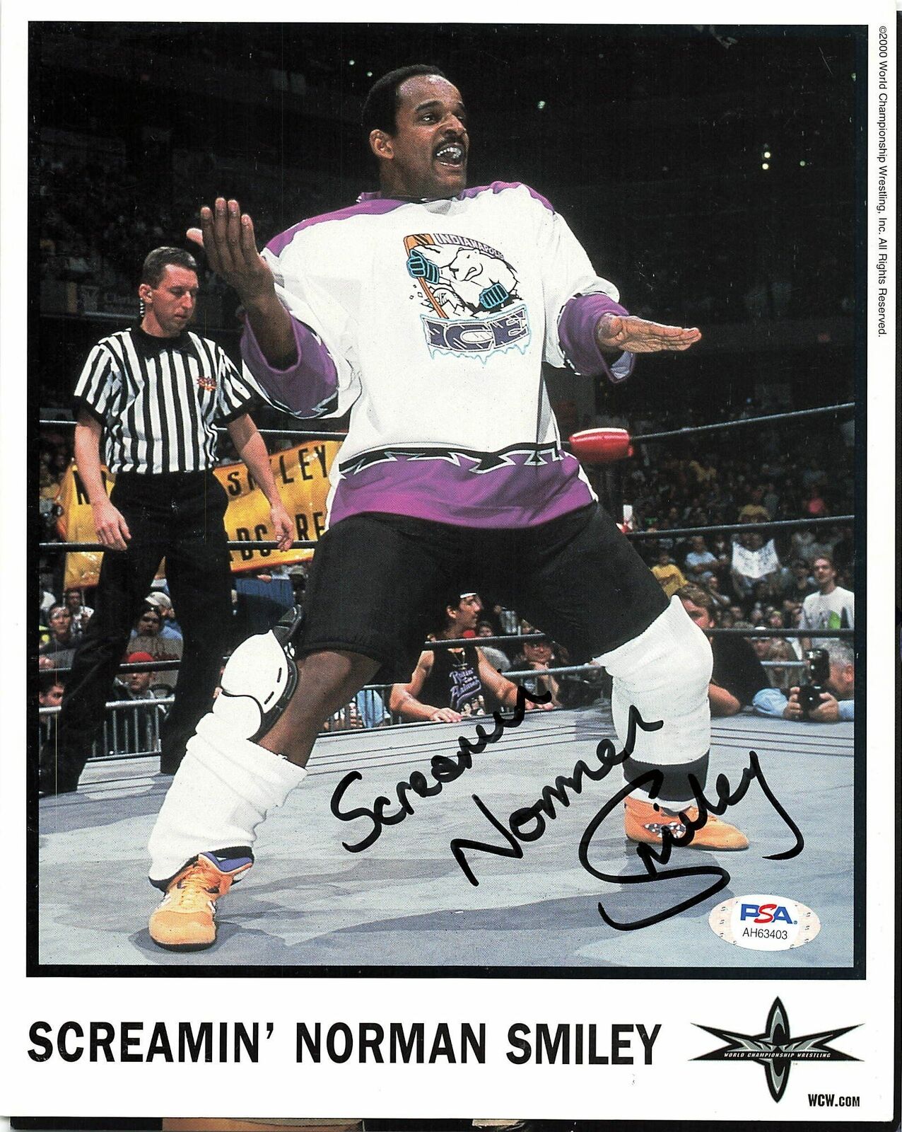 Norman Smiley signed 8x10 Photo Poster painting PSA/DNA COA WWE Autographed Wrestling