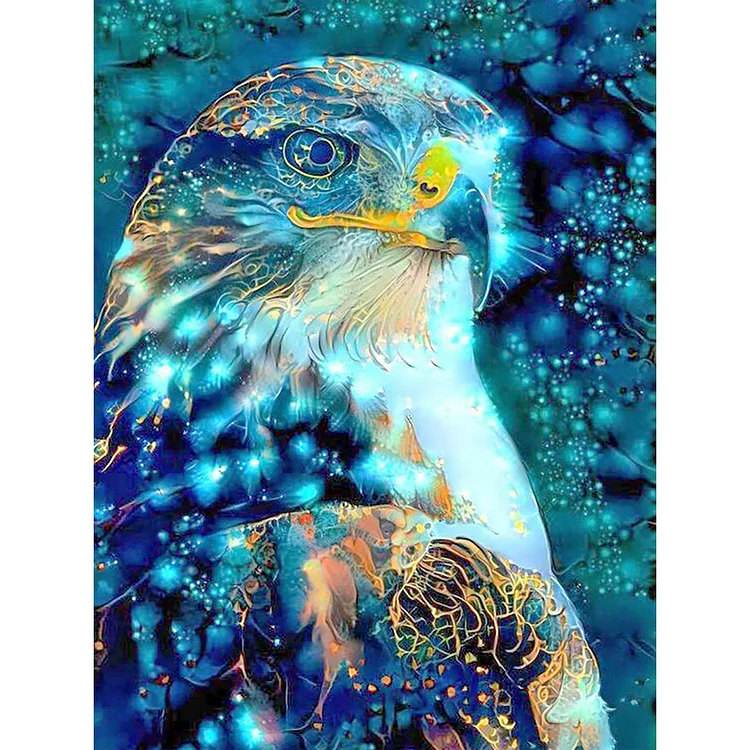 Mysterious Eagle 30*40CM (Canvas) Full Round Drill Diamond Painting gbfke