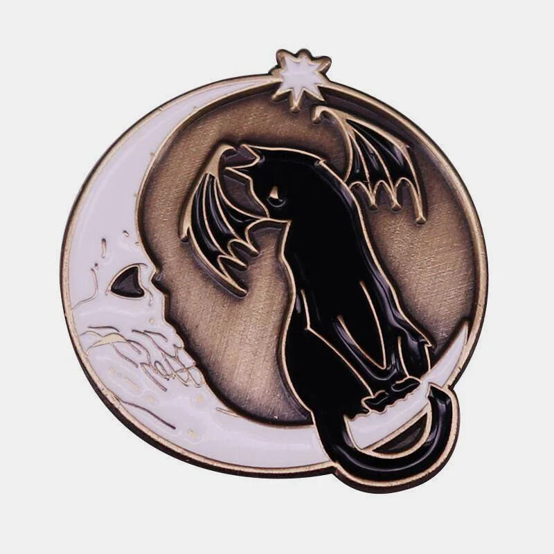 Mysterious Bat Brooch