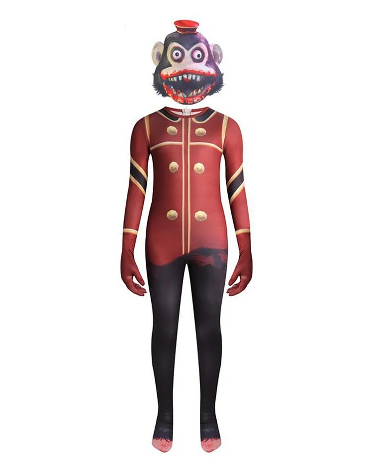 Mayoulove Kids Murder Monkeys Boys Girls Halloween Cosplay School Play Costume-Mayoulove