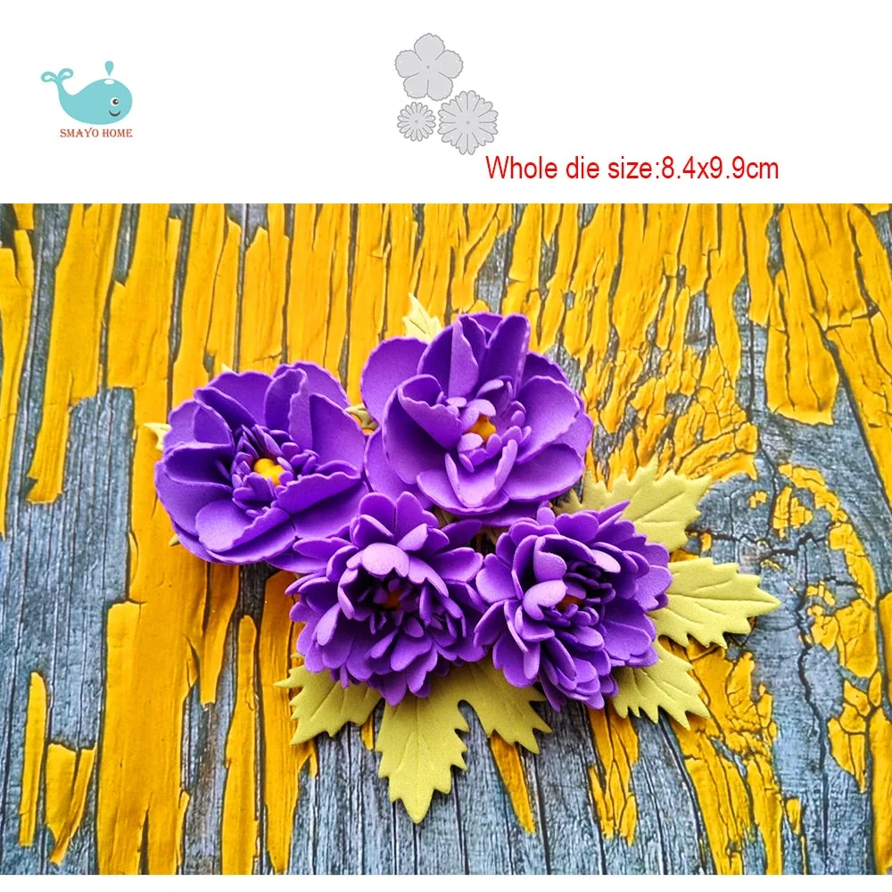 lace flower Metal Cutting Dies Scrapbooking Stencil for Album Paper DIY Gift Card Decoration Embossing Dies New 2022