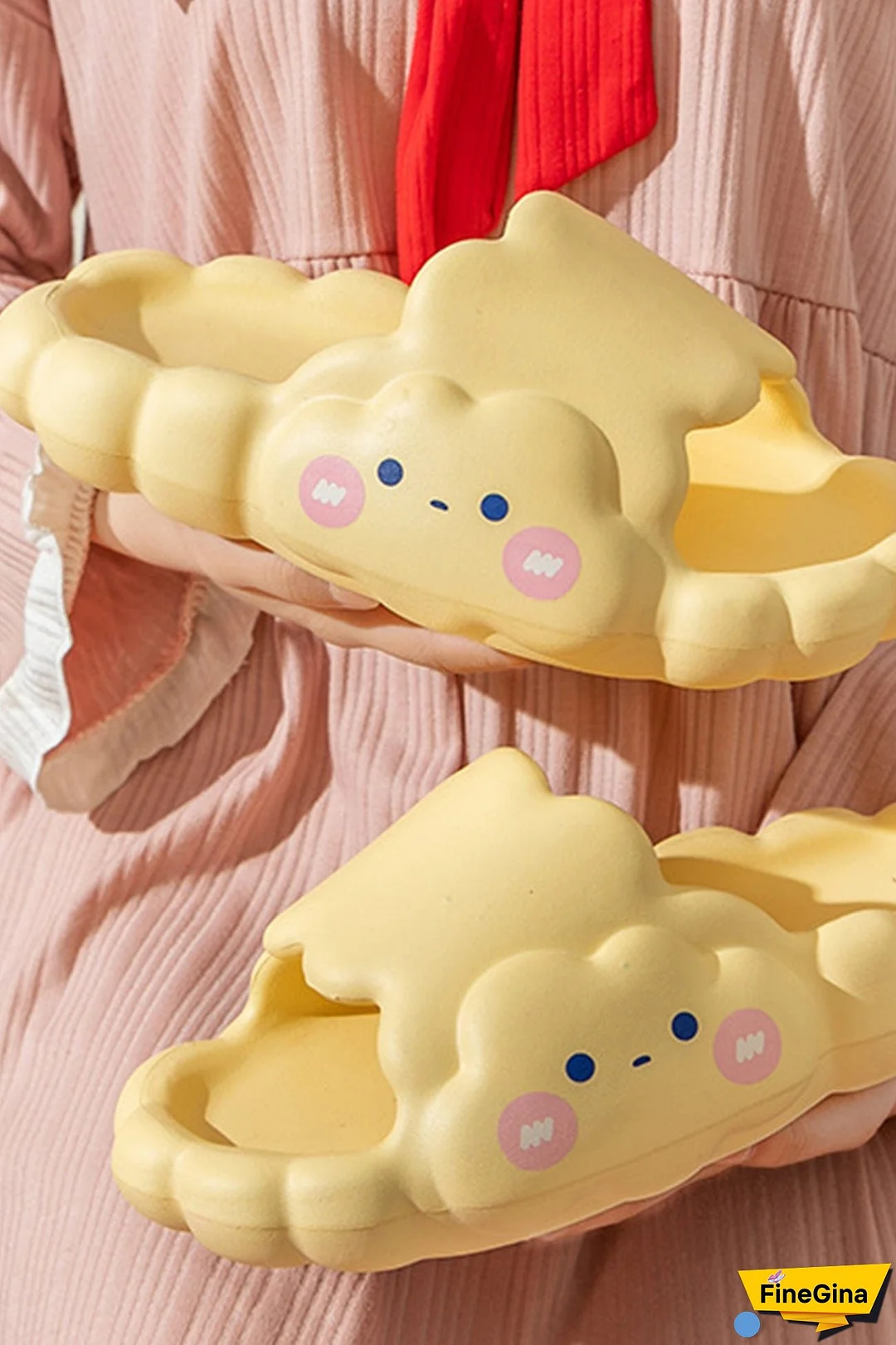 Cloud Solid Color Flat Slippers