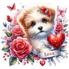 Love Dog - Full Round Drill Diamond Painting