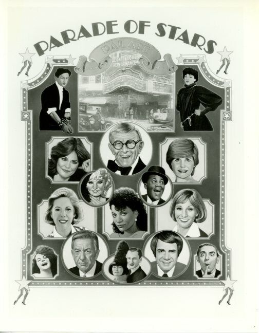 Parade of Stars 1983 George Burns Bonnie Franklin Original 7x9 Press Photo Poster painting