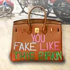 Hand Draw English you Customize Art Bag For women Handbags Designer Shoulder Bag 100% Genuine Leather Unique personality Fashion