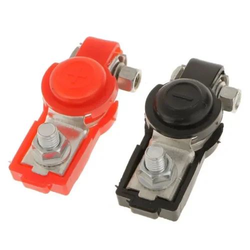 Dronehint 2x Adjustable Car Parts Battery Terminal Connector End Clamp Positive & Negative (For: Acura) Parts