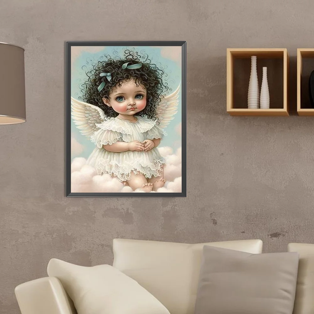 Diamond Painting - Full Round Drill - Angel Child(Canvas|30*40cm)