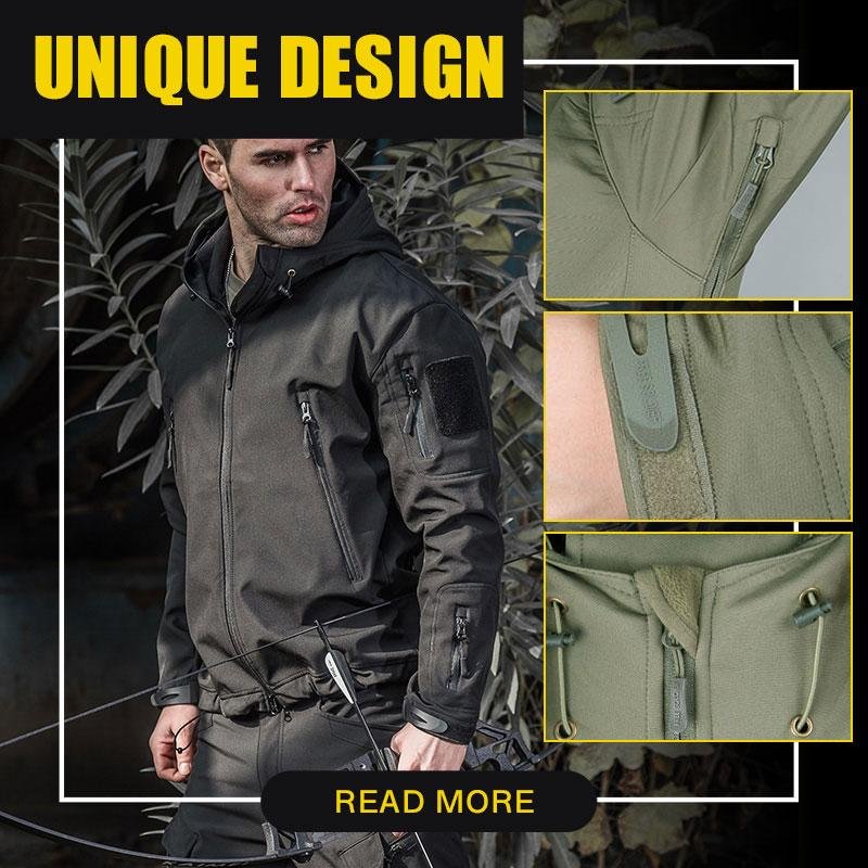 ✨Saldi di Natale - 40% di sconto✨ Giacca tattica militare impermeabile da uomo