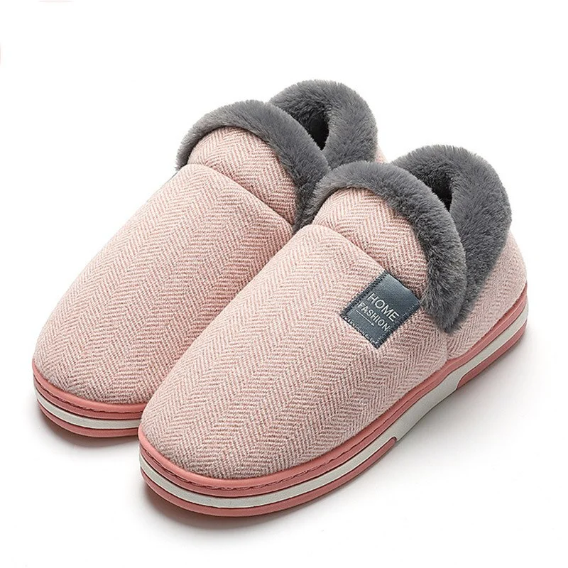 Women's Slippers for Home Suede Furry Plush Slippers Keep Warm Womens Slippers Indoor Comfy Non Slip Shoes for Home