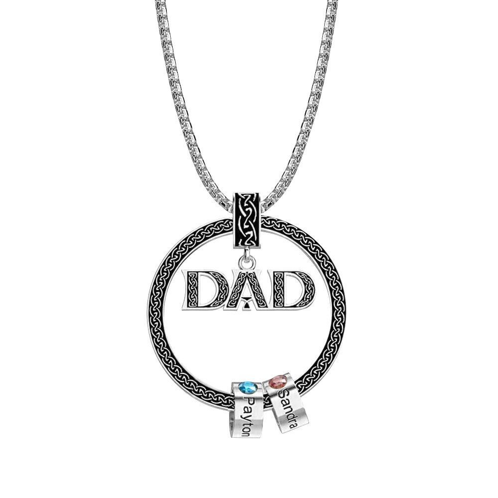 Birthstone necklace on sale for dad